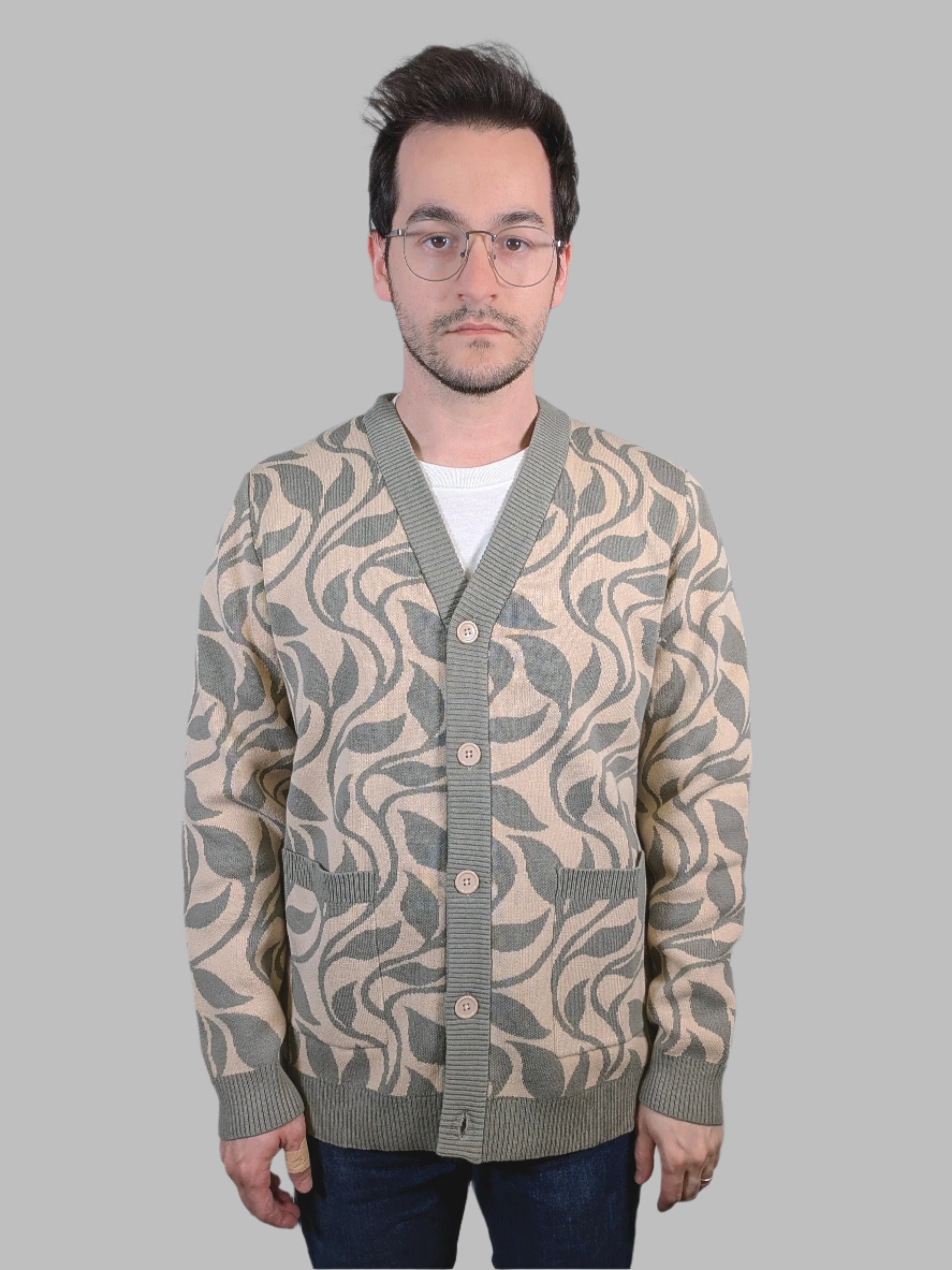 The Poison Ivy Cardigan-Sleepy Peach