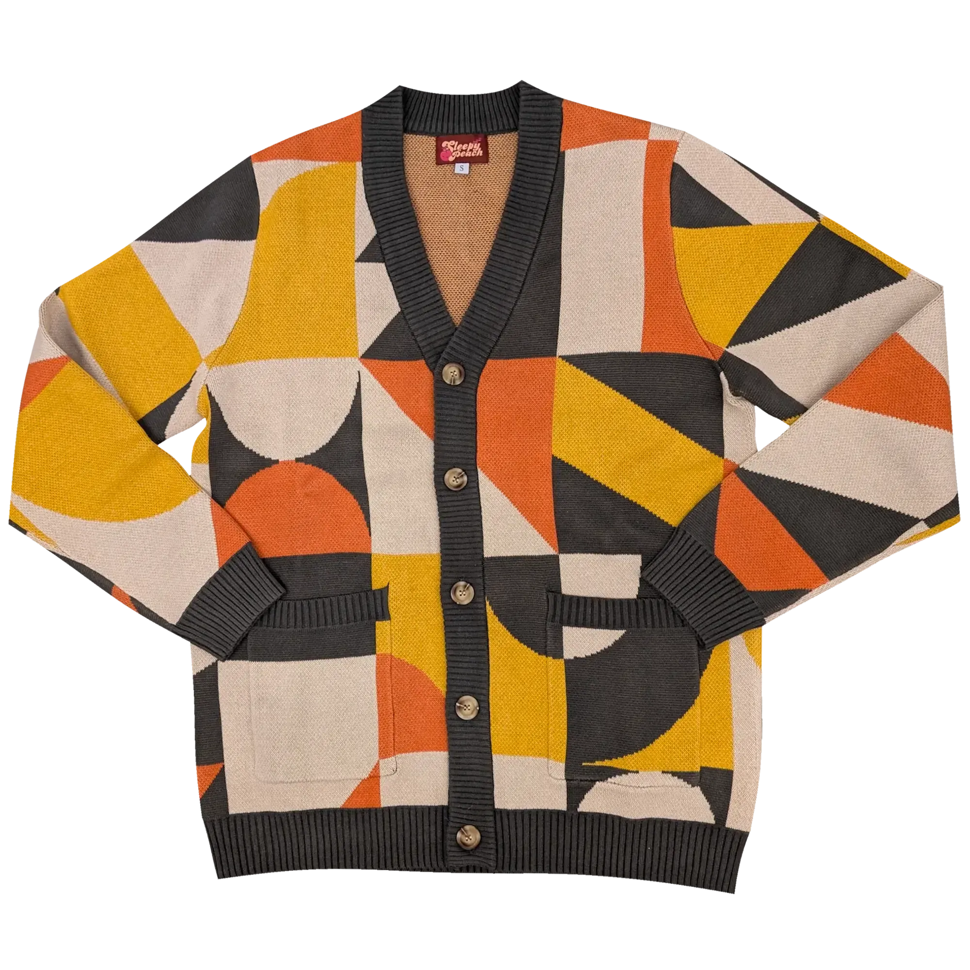 Bauhaus Cardigan - Sleepy Peach