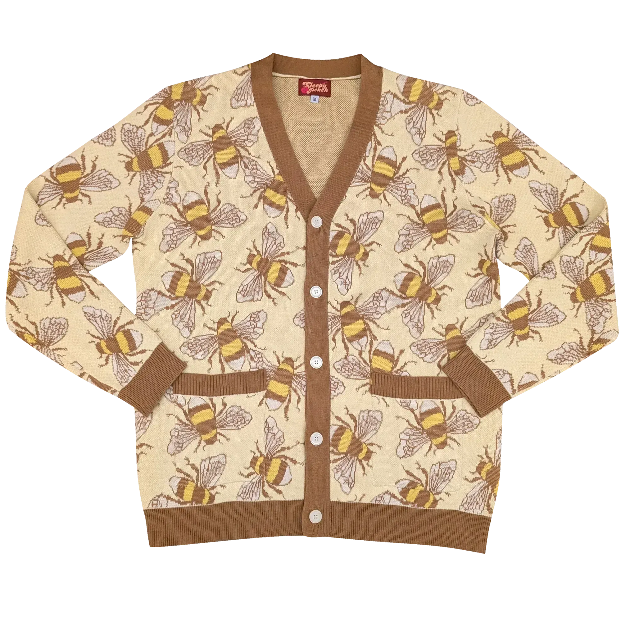 Bumblebee Cardigan - Sleepy Peach