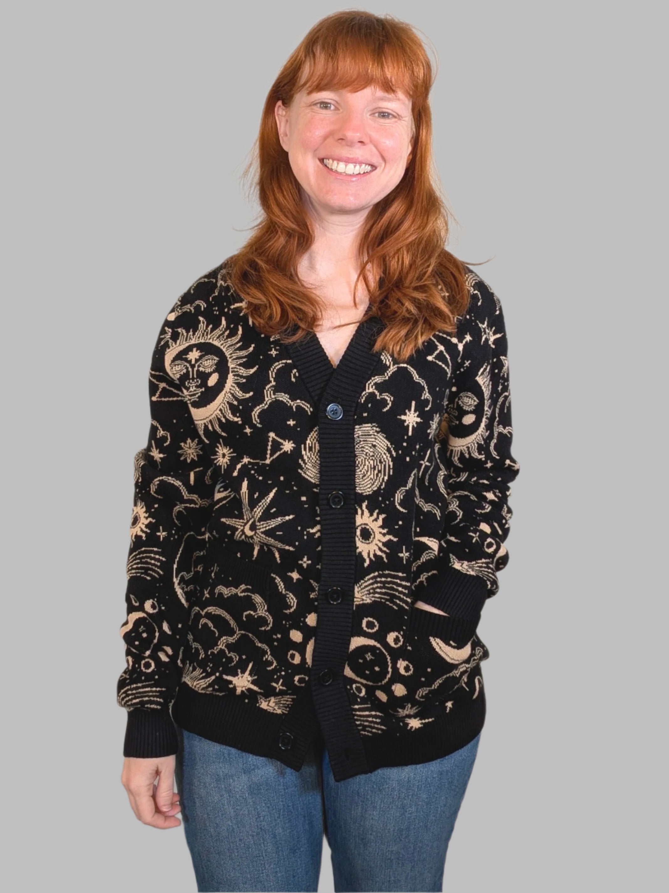 Celestial Cardigan - Sleepy Peach