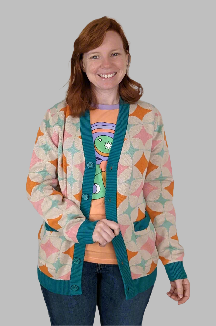 Great Atomic Tomorrow Cardigan - Sleepy Peach