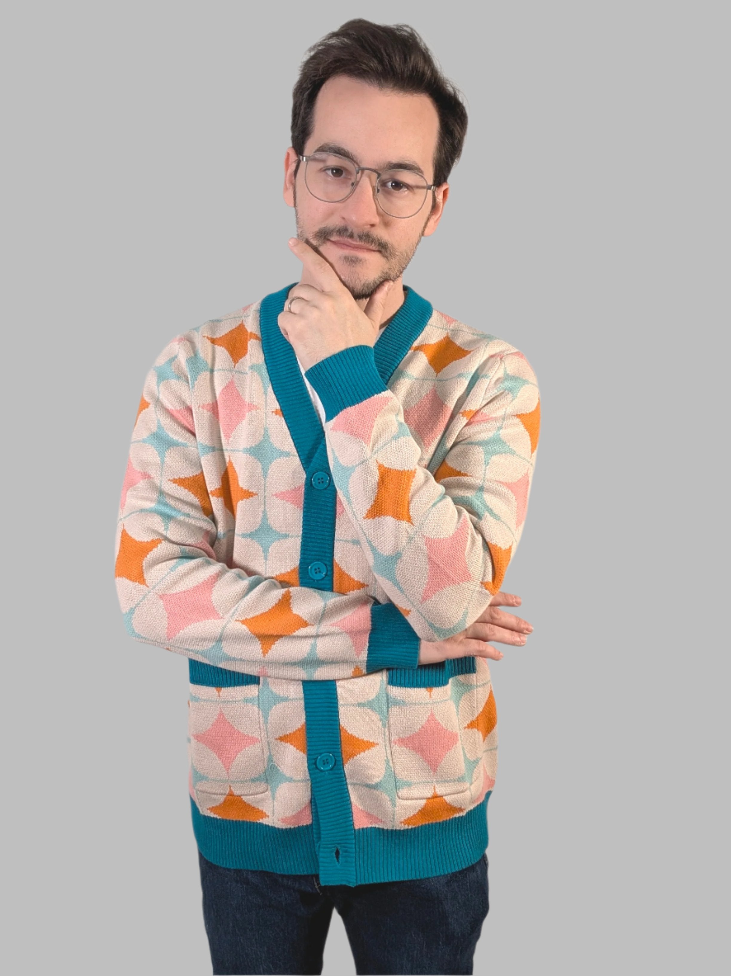 Great Atomic Tomorrow Cardigan - Sleepy Peach