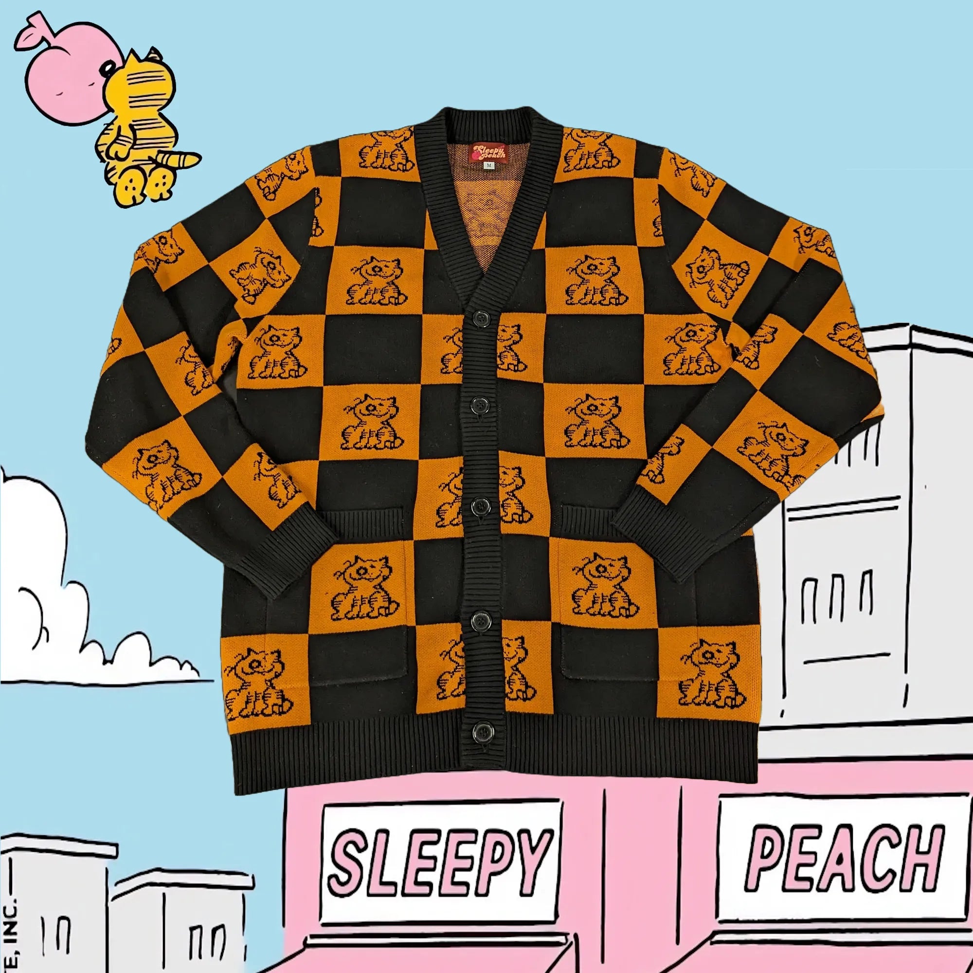 Heathcliff Cardigan - Sleepy Peach