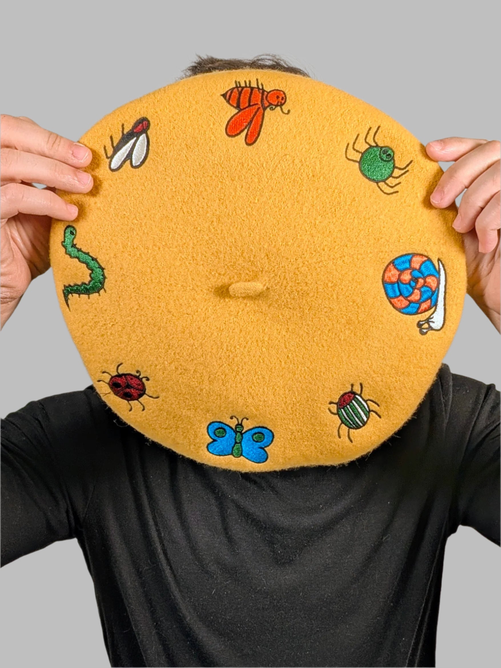 Buggin' Out Beret - Sleepy Peach