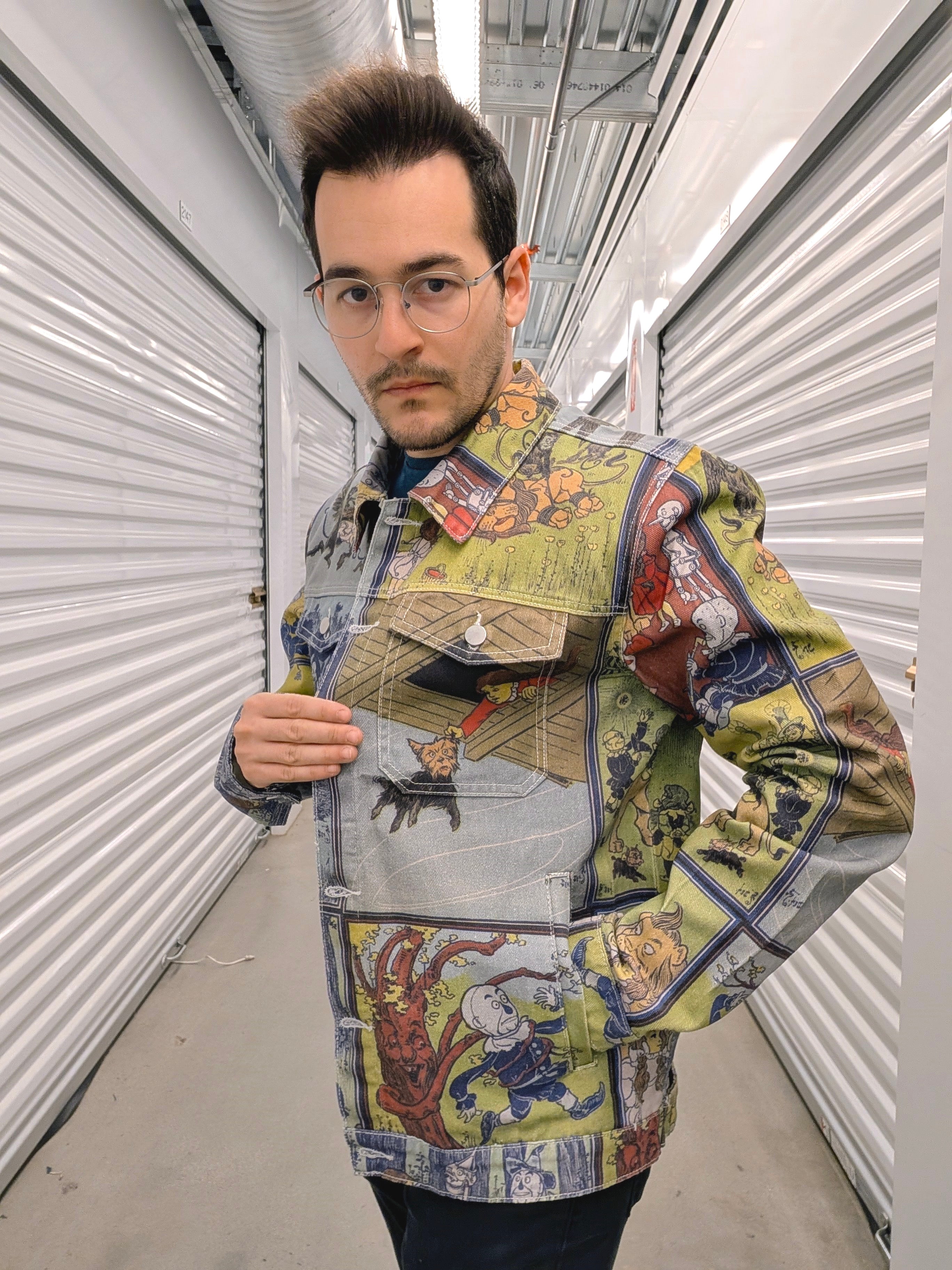 Wizard of Oz Denim Jacket - Sleepy Peach