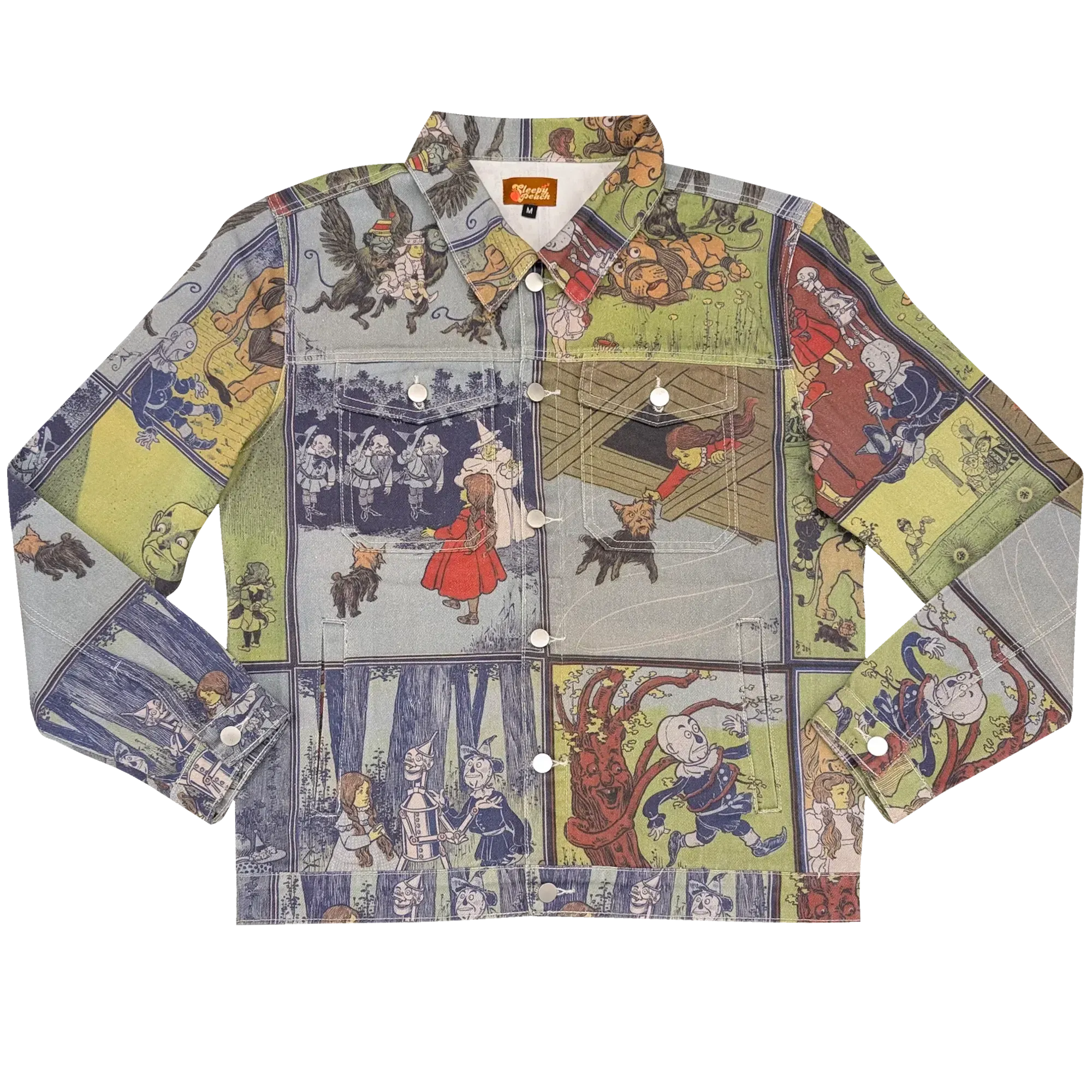 Wizard of Oz Denim Jacket - Sleepy Peach