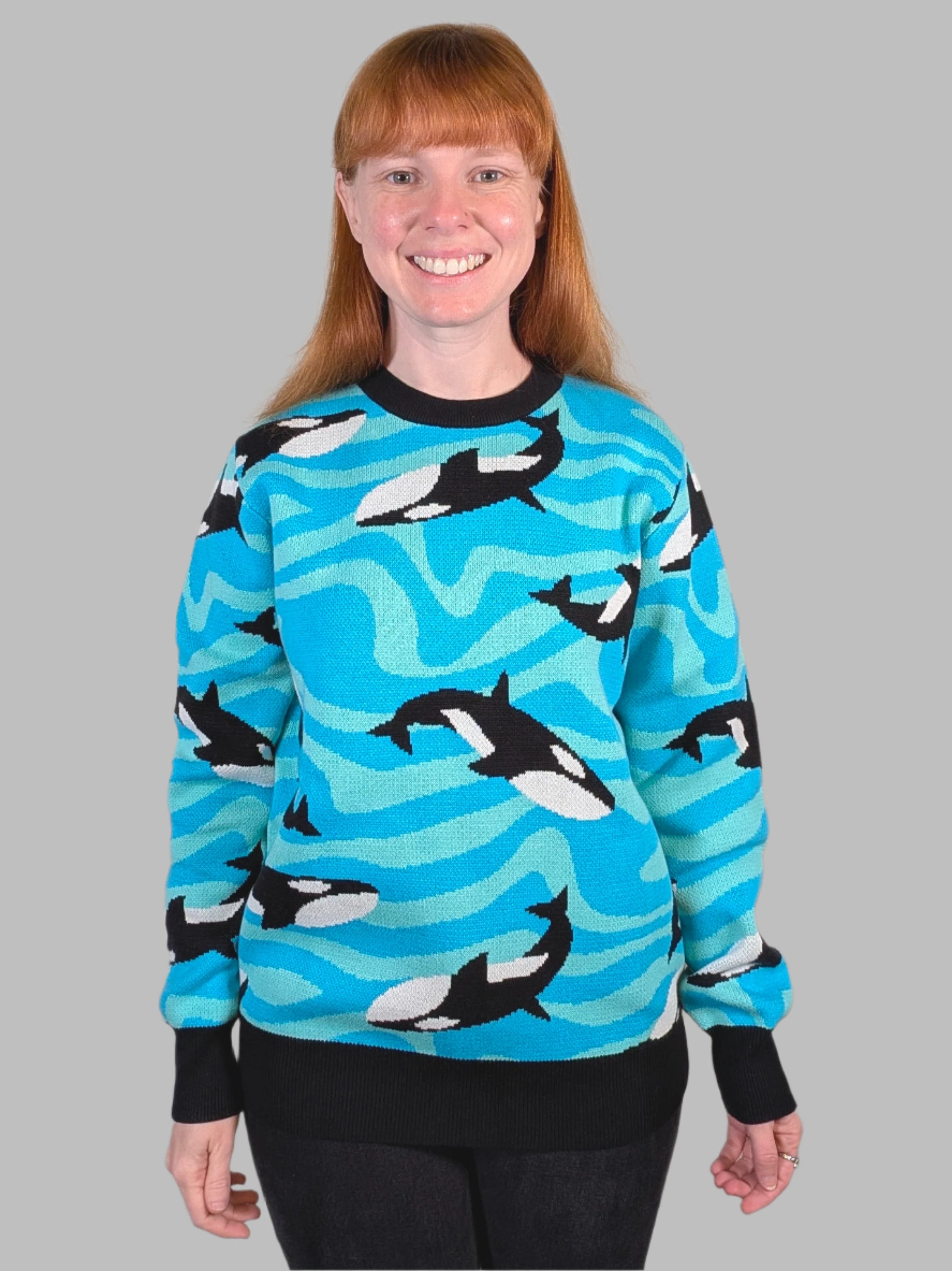 Chic Orca Sweater - Sleepy Peach