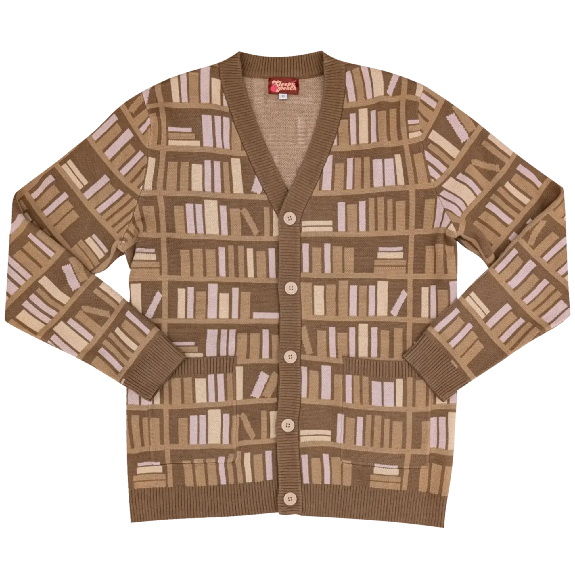 Librarian Cardigan - Sleepy Peach