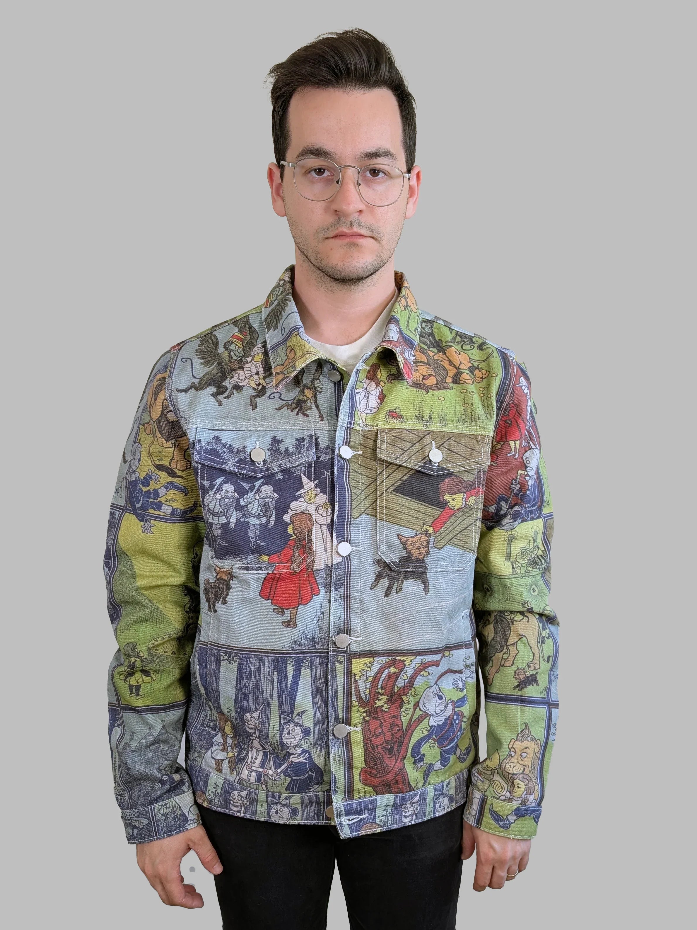 Wizard of Oz Denim Jacket - Sleepy Peach