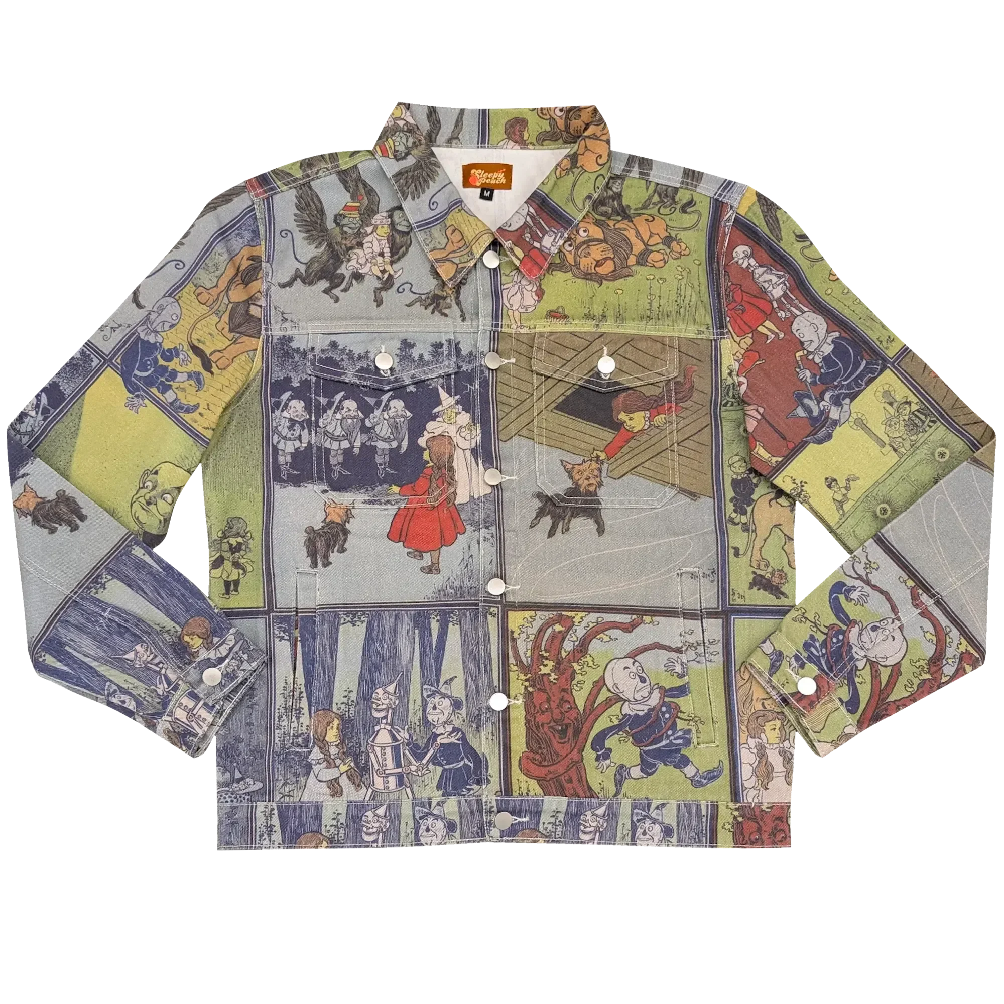 Wizard of Oz Denim Jacket - Sleepy Peach