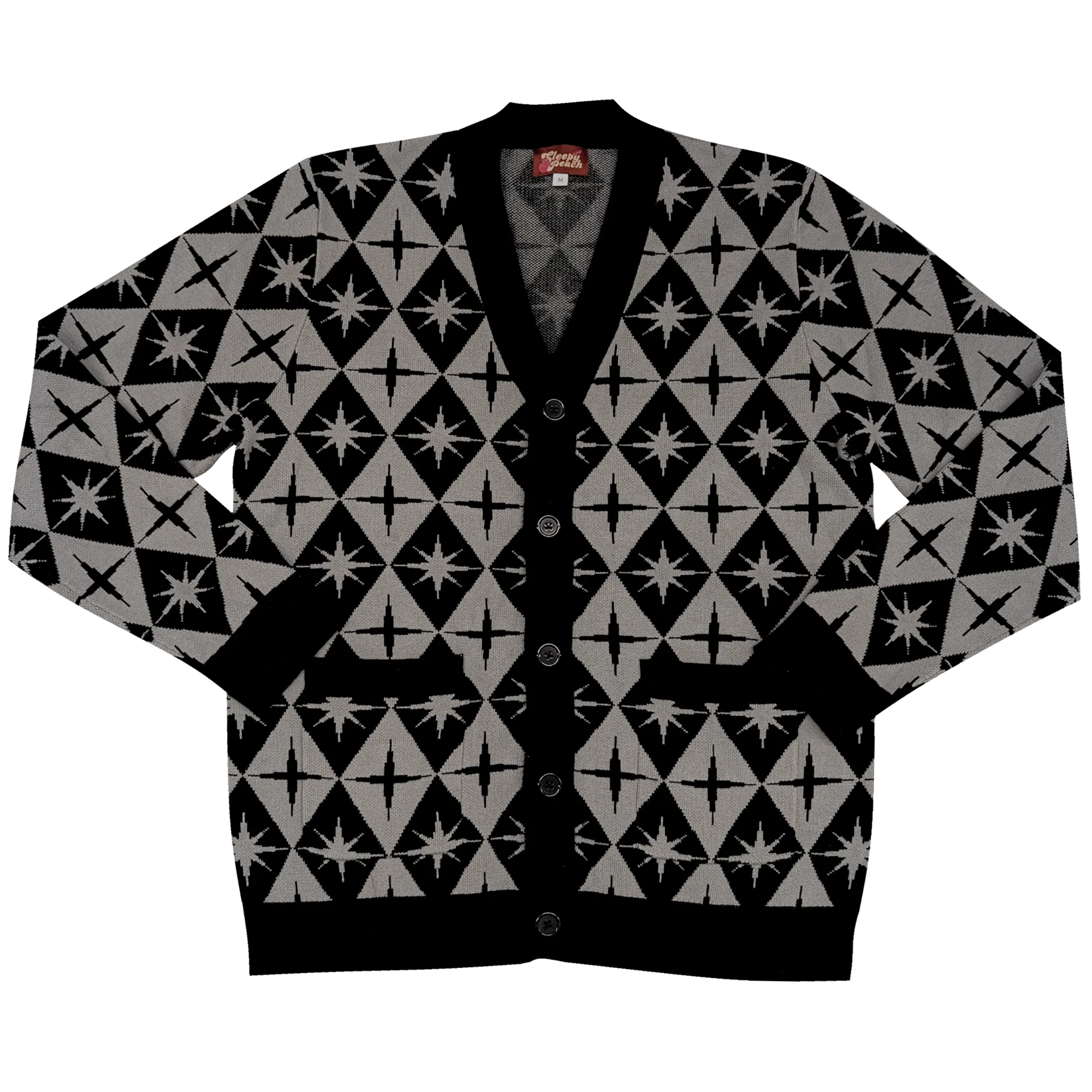 Atomic Noir Cardigan - Sleepy Peach