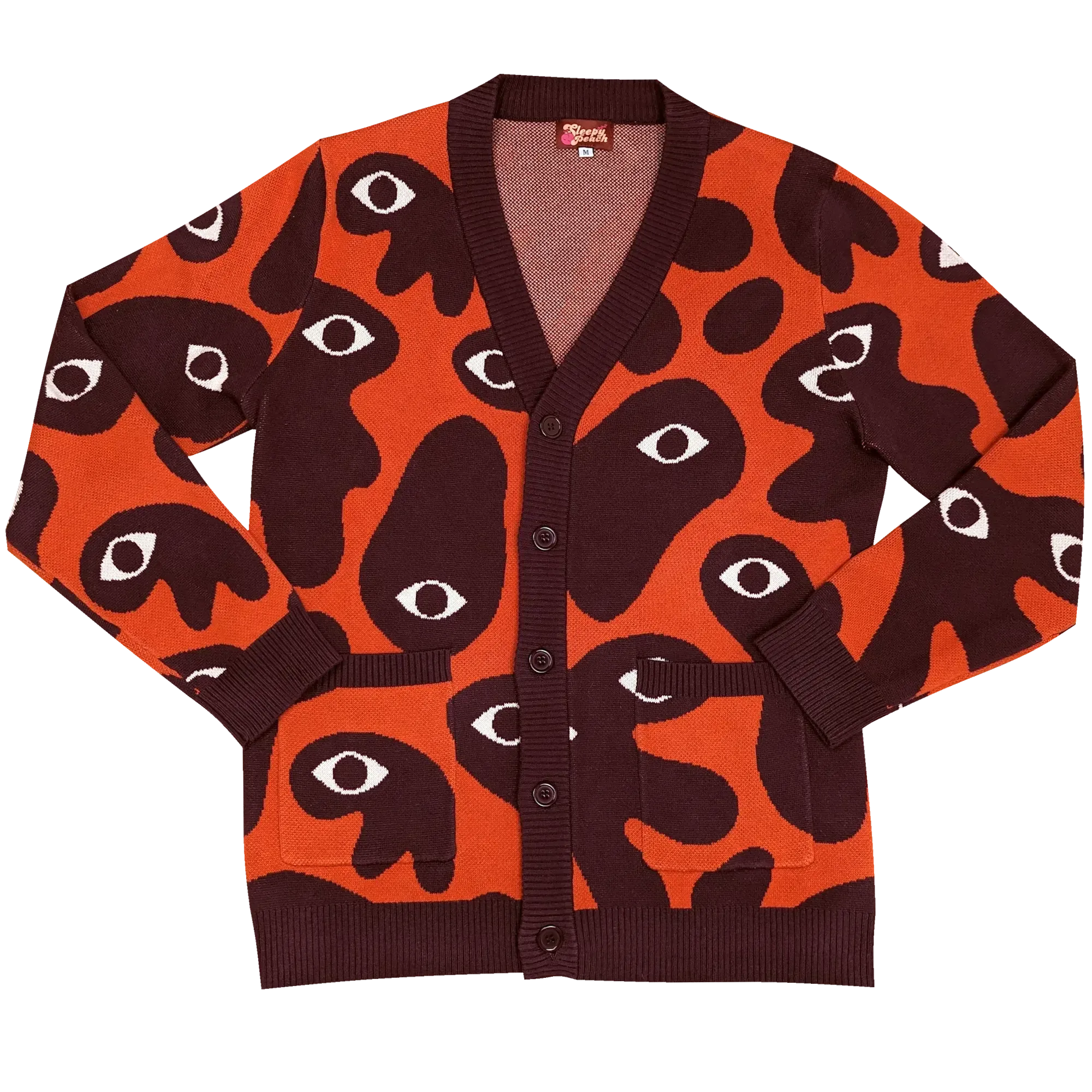 Bauhaus Nightmare Cardigan - Sleepy Peach