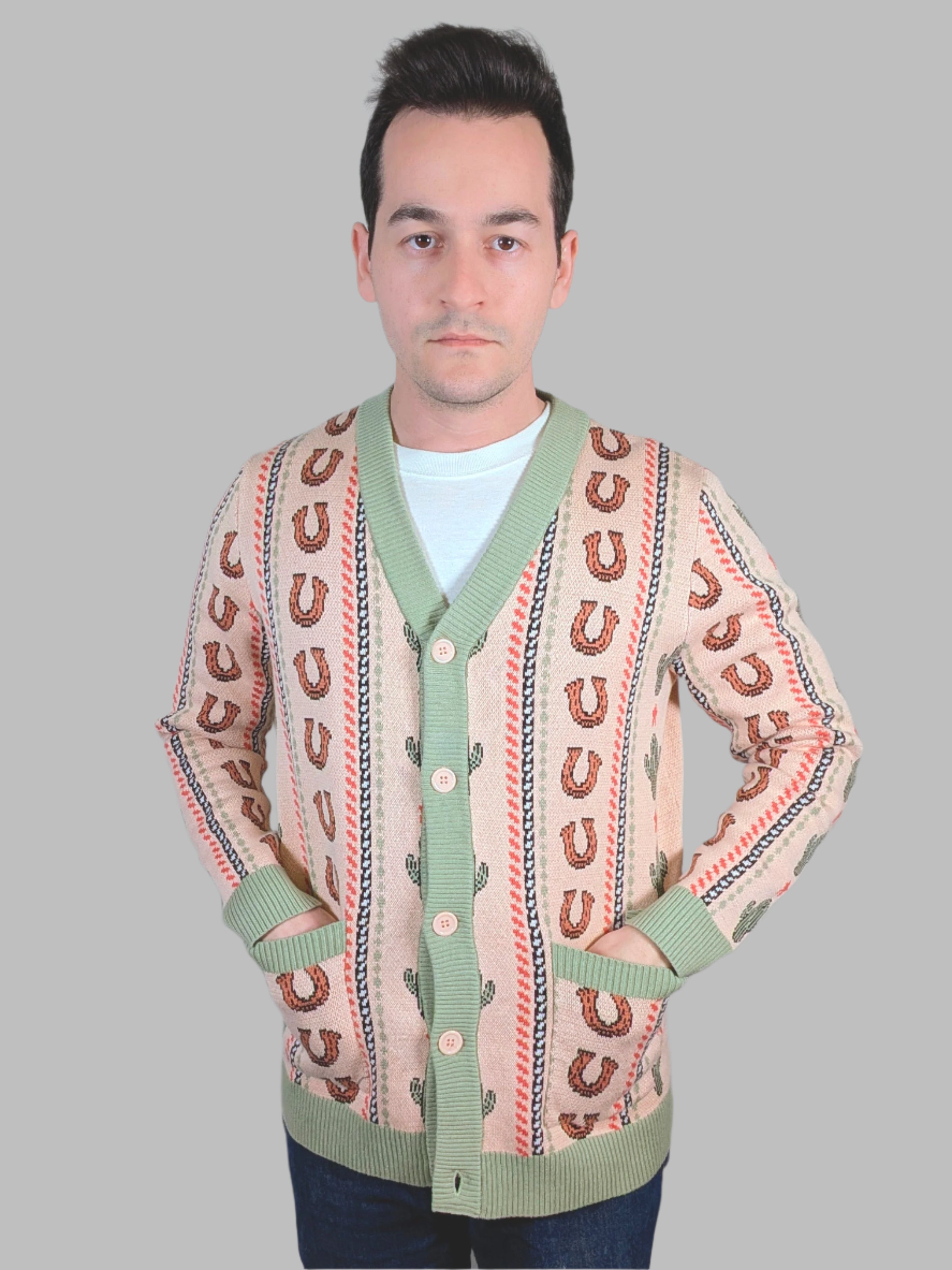 Best Western Cardigan - Sleepy Peach