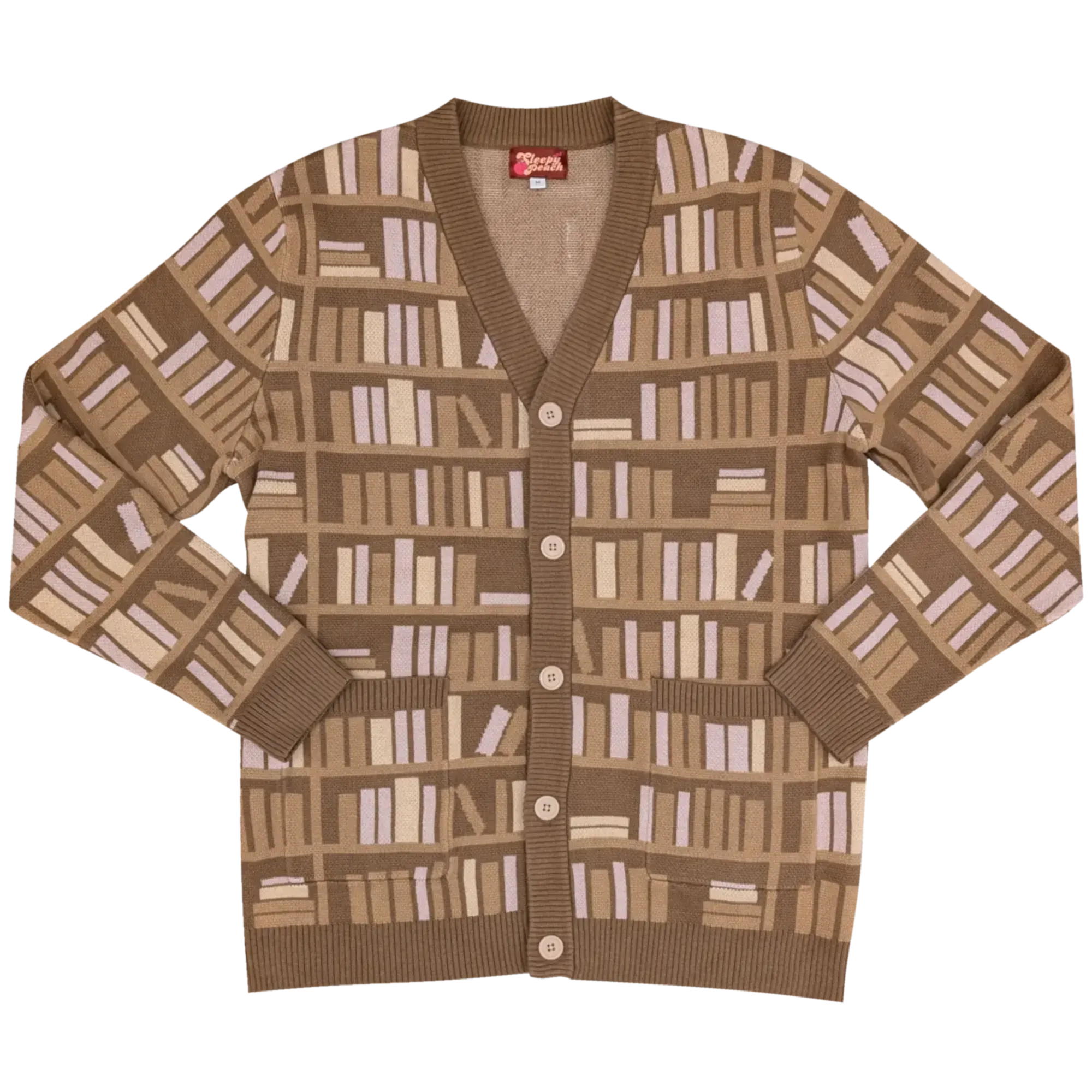 Librarian Cardigan - Sleepy Peach