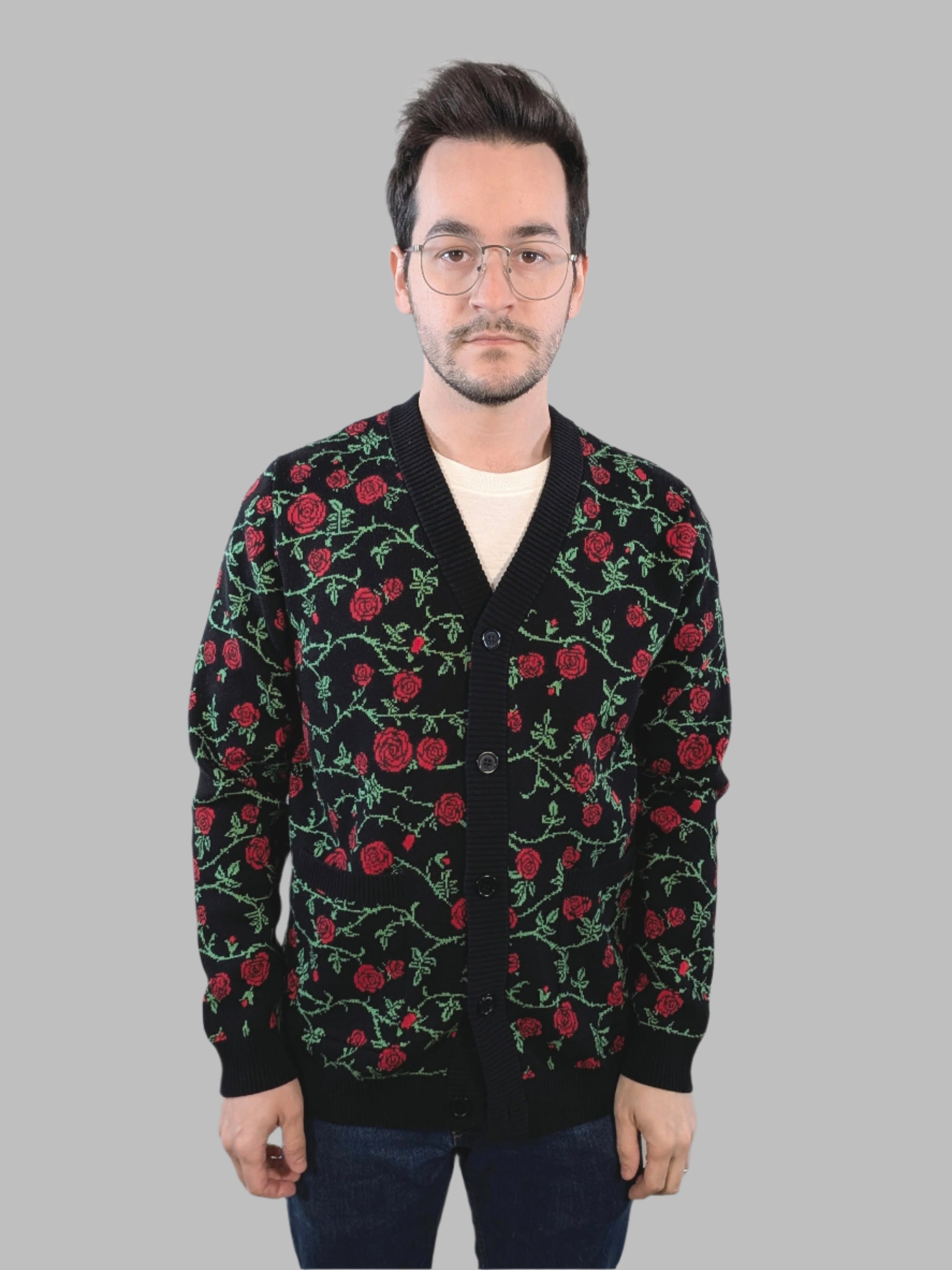 Rose & Thorn Cardigan - Sleepy Peach