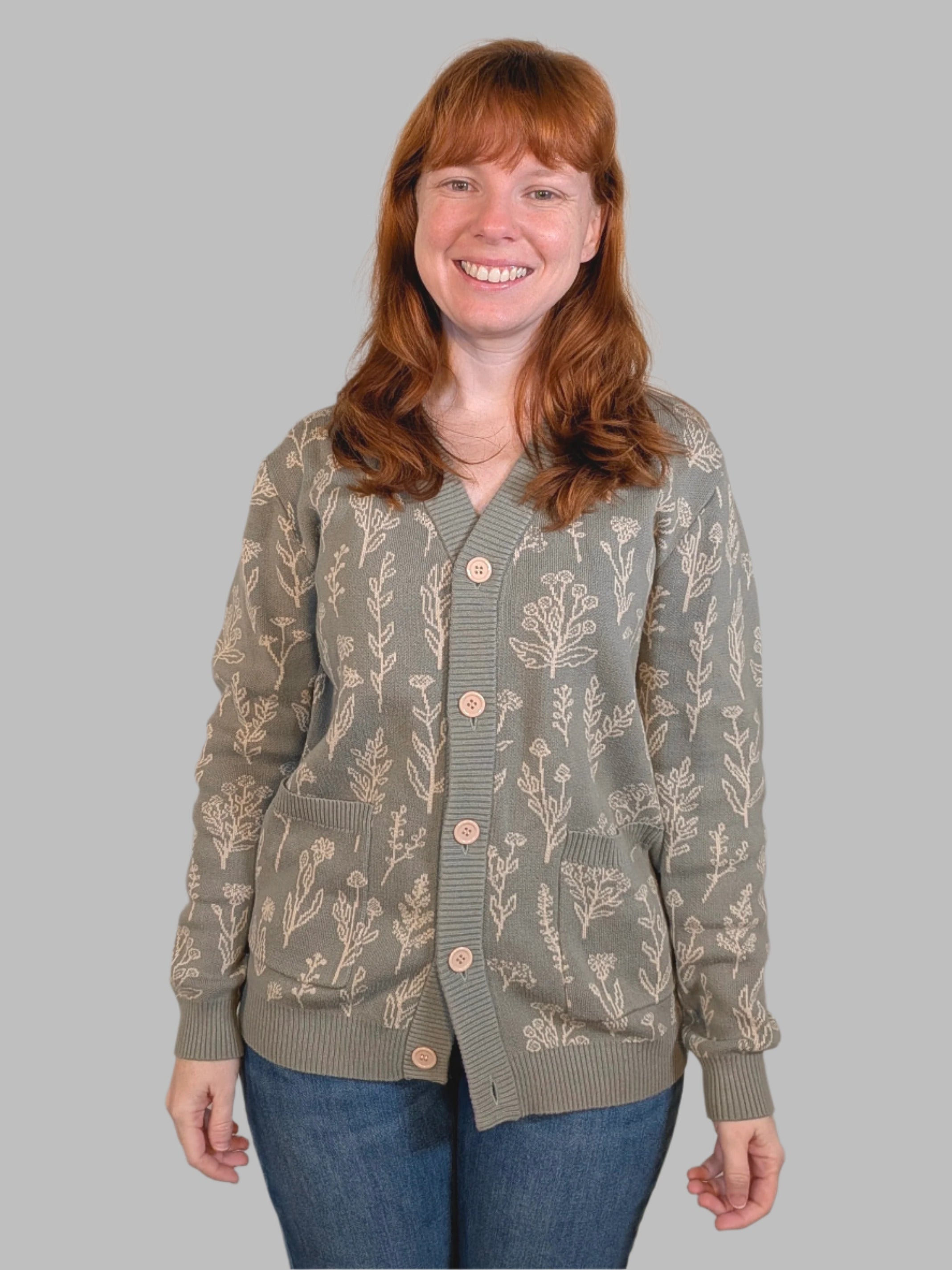 Wildflower Cardigan - Sleepy Peach