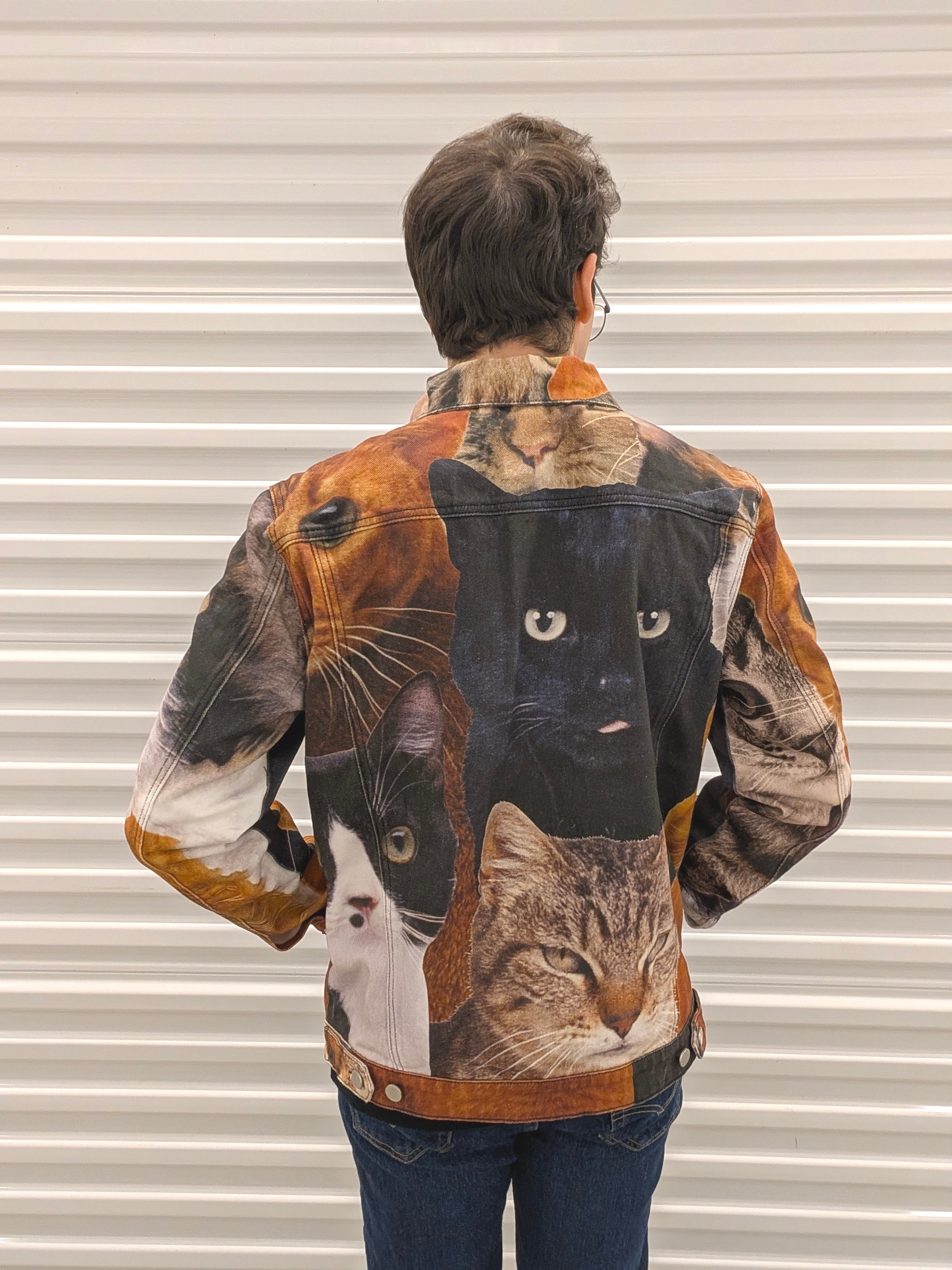 Cat Wrangler Denim Jacket - Sleepy Peach