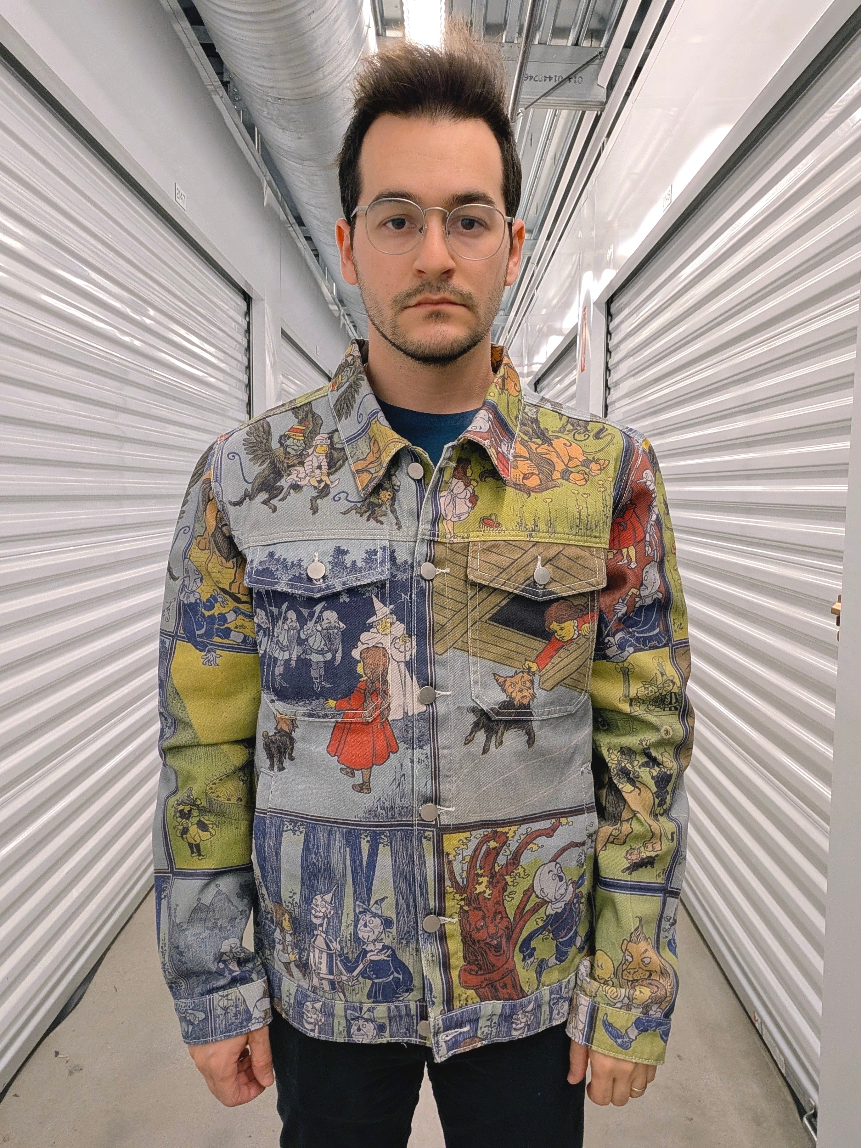 Wizard of Oz Denim Jacket - Sleepy Peach