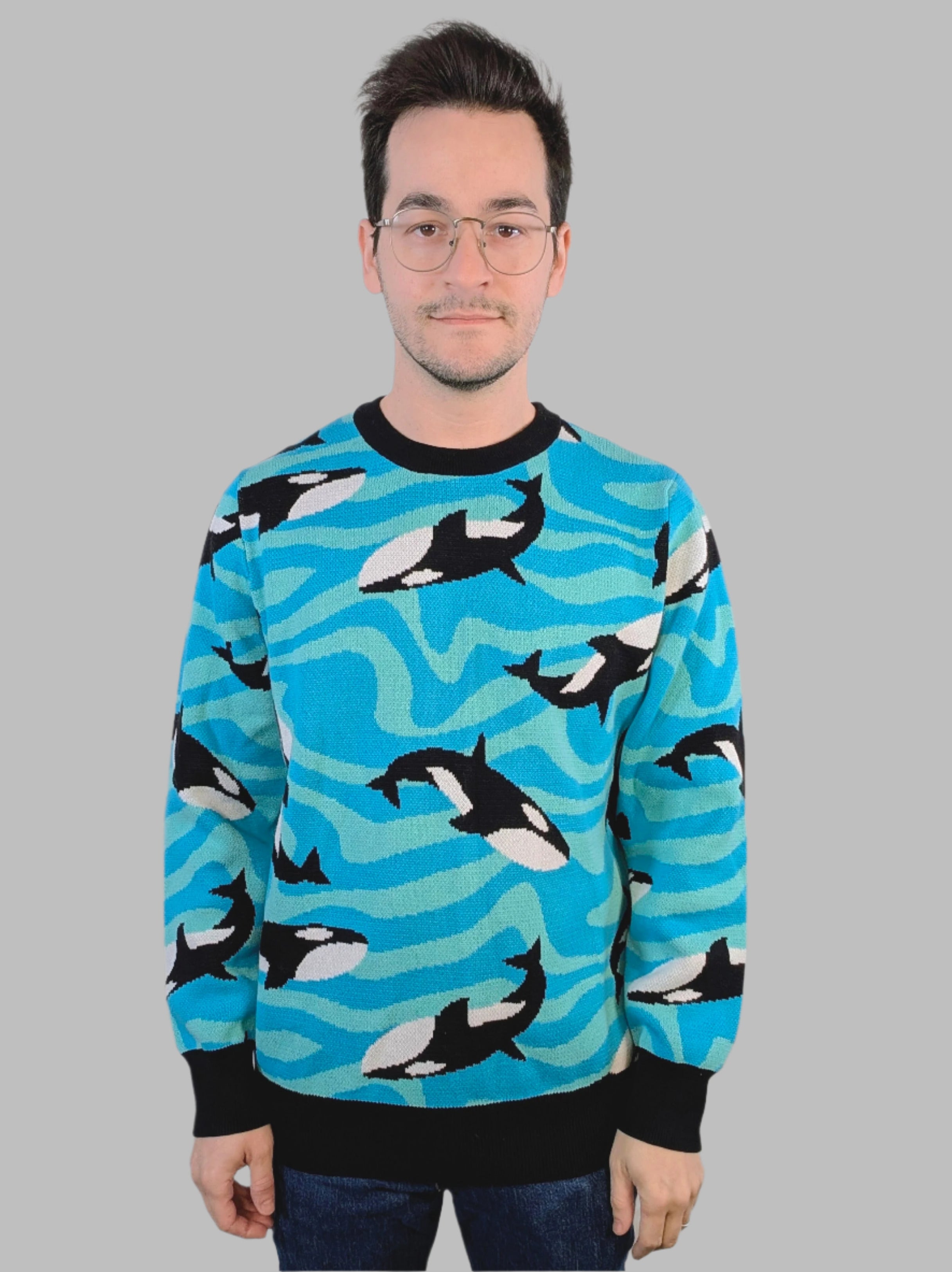 Chic Orca Sweater - Sleepy Peach
