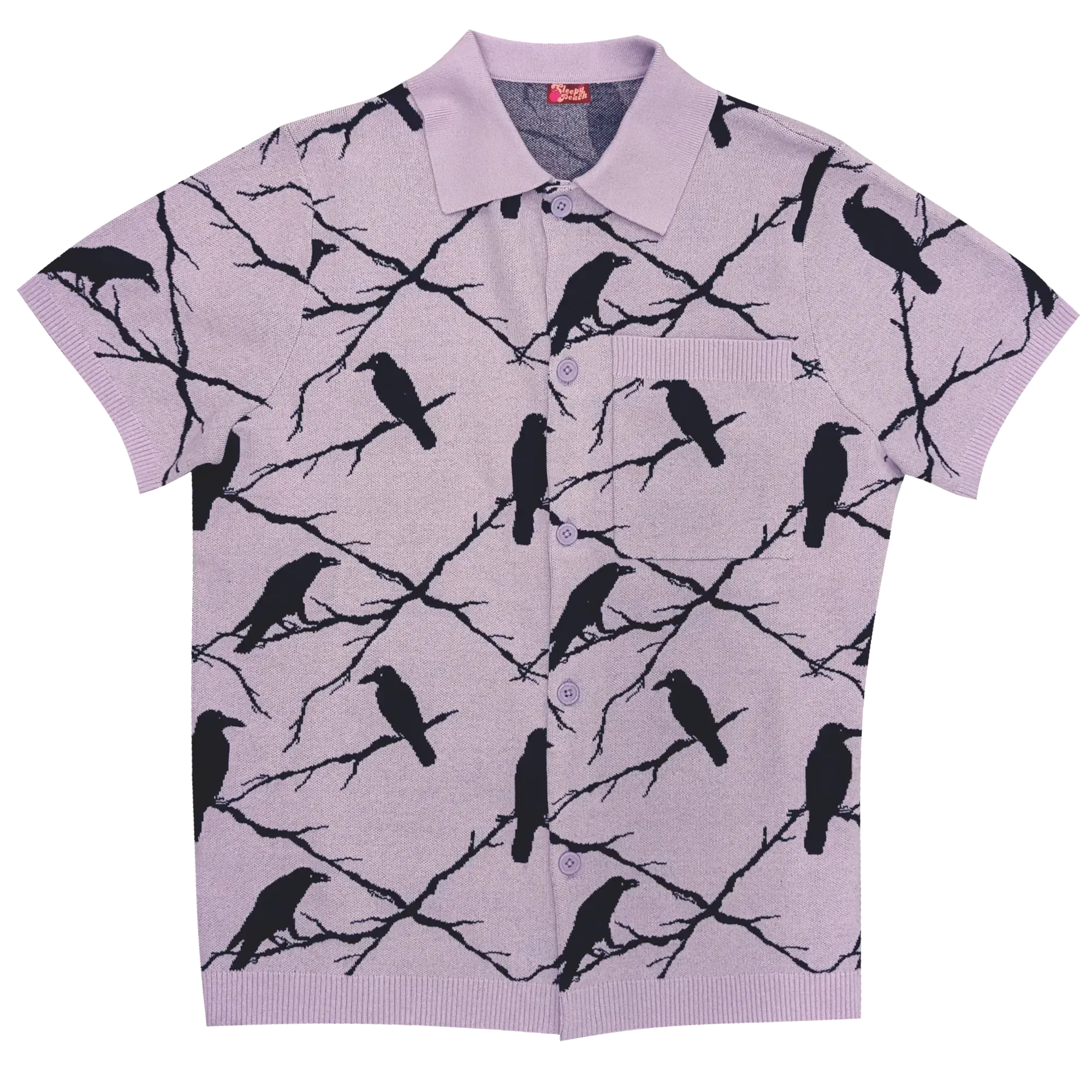 Big Crow Button Up - Sleepy Peach