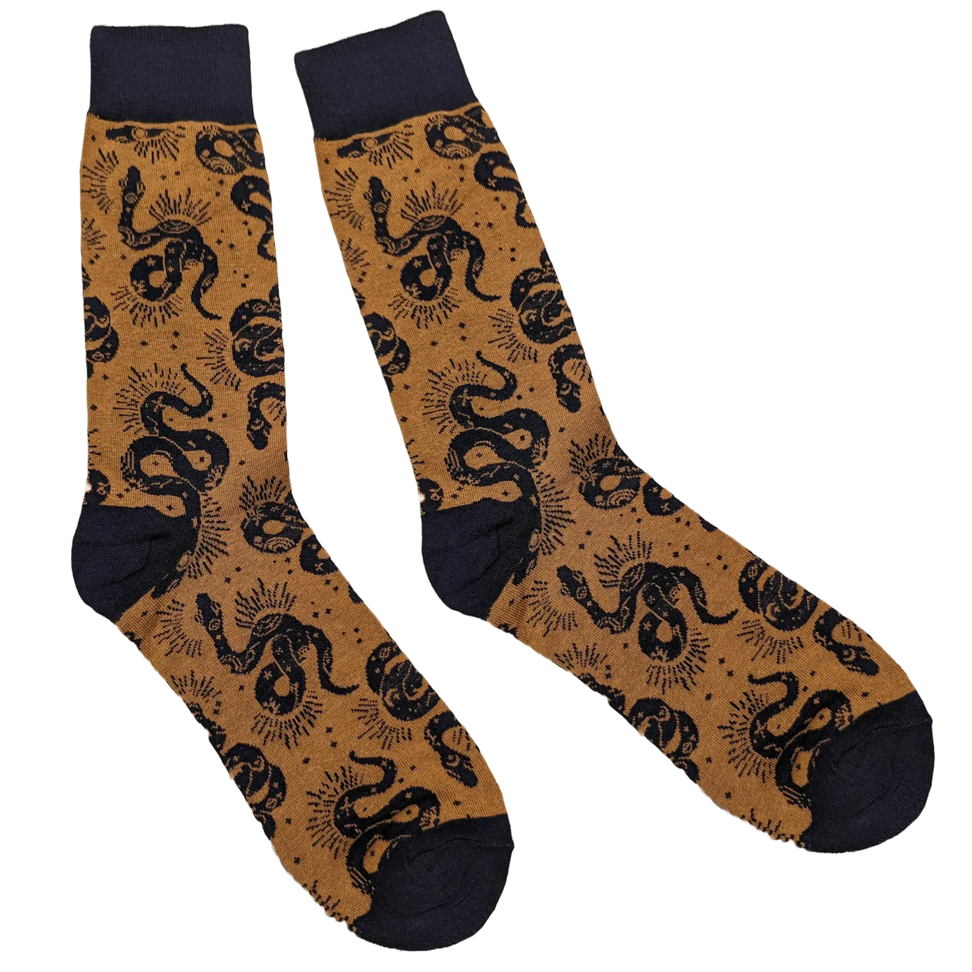 The Esoteric Snake Socks - Sleepy Peach
